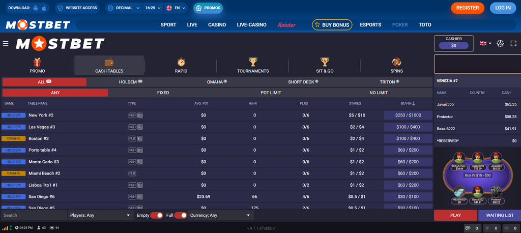 MostBet AZ - Mosbet qumar müəssisəsi oyunlarının geniş seçimi